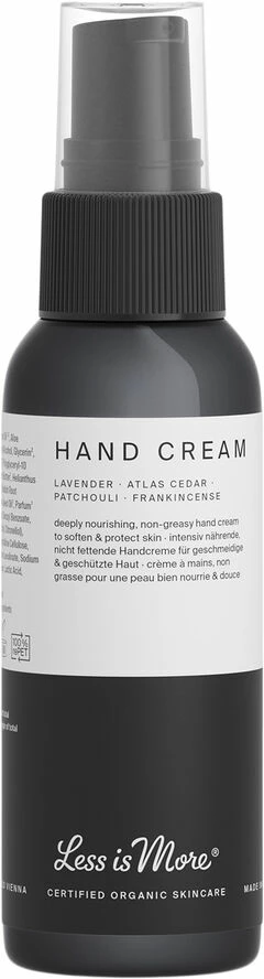 Less Is More Organic Hand Cream Lavender Travel Size 50 Ml.