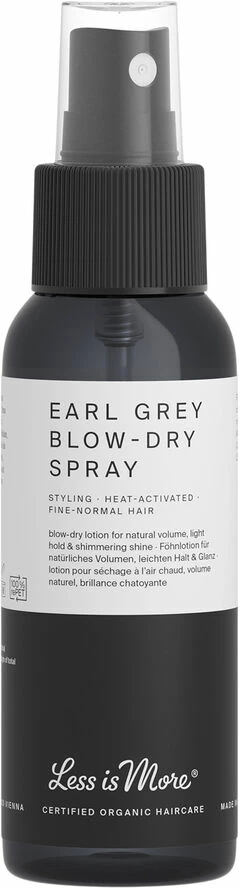 Less Is More Organic Earl-Grey Blow-Dry Spray Travel Size 50 Ml. - Billede 2