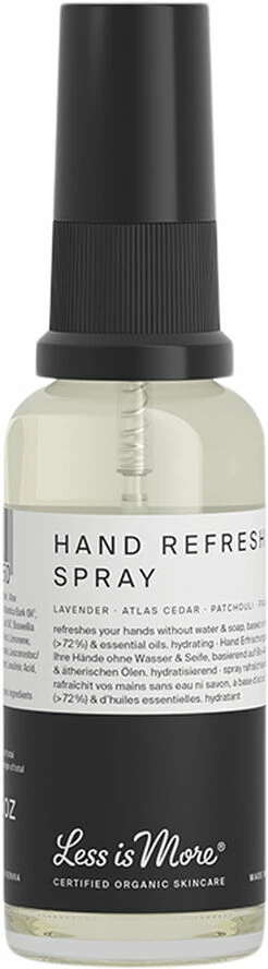 Less Is More Organic Hand Refreshing Spray Travel Size 30 Ml.
