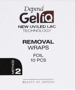 Depend Gel IQ Rem Wraps Foil 10pcs SE/FI/N