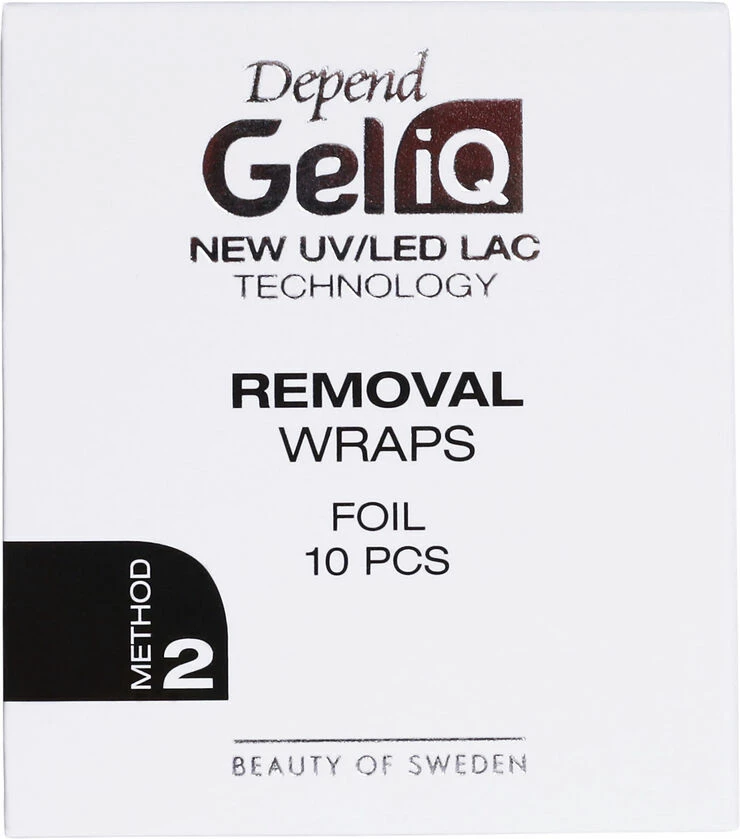 Depend Gel IQ Rem Wraps Foil 10pcs SE/FI/N