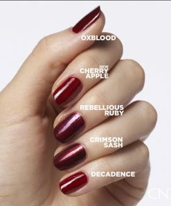 CND Rebellious Ruby 7 CND Rebellious Ruby -Essie butik unnamed file 2073