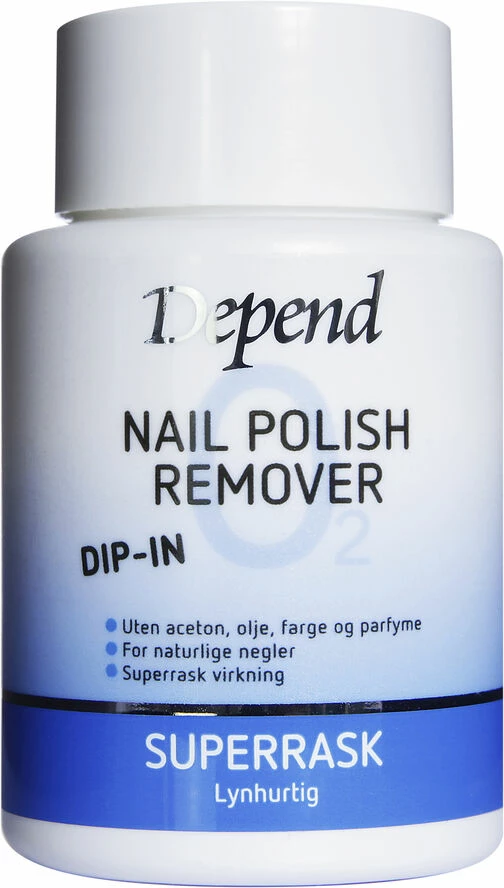 Depend Dipremover Blå O2 75ml No/dk