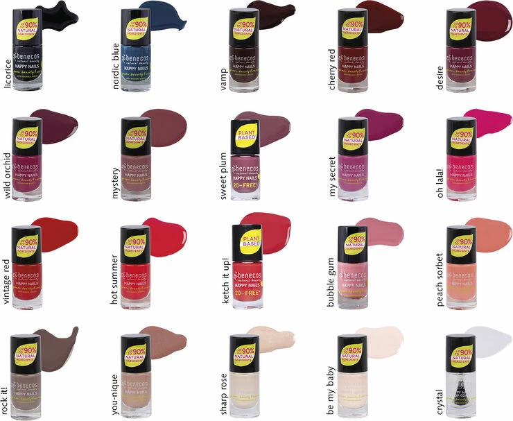 Benecos Nail Polish, 5ml, Licorice - Billede 2