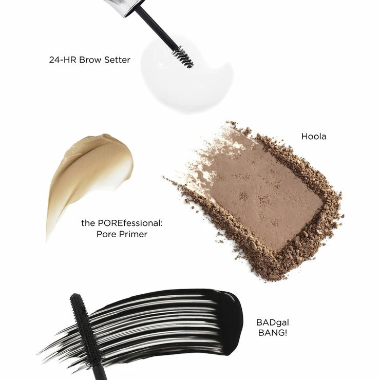 Benefit Cosmetics Full Glam Greetings Holiday Set - Bryn-gel, Mascara, Bronzer Og Ansigt - Billede 3