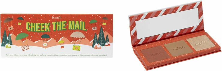 Benefit Cosmetics Cheek The Mail Holiday Set - Blush-, Bronzer- Og Highlighter-palet