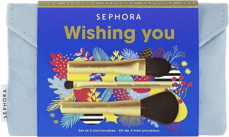 Sephora Collection Set Of 3 Mini Makeup Brushes Gaveæske - Billede 2