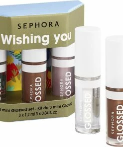 Sephora Collection Sæt Med 3 Mini Lipglosses Gaveæske