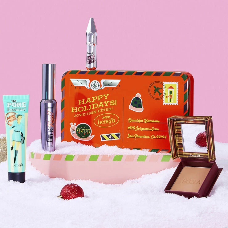 Benefit Cosmetics Totally Glam Telegram Holiday Set - Bryn-gel, Ansigtsprimer, Bronzer O - Billede 5