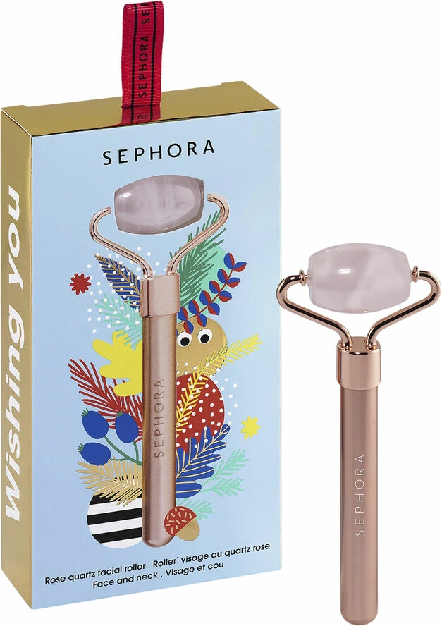 Sephora Collection Mini Rose Quartz Facial Roller Gaveæske