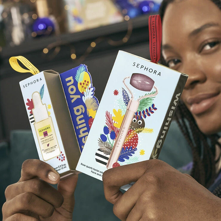 Sephora Collection Mini Rose Quartz Facial Roller Gaveæske - Billede 3